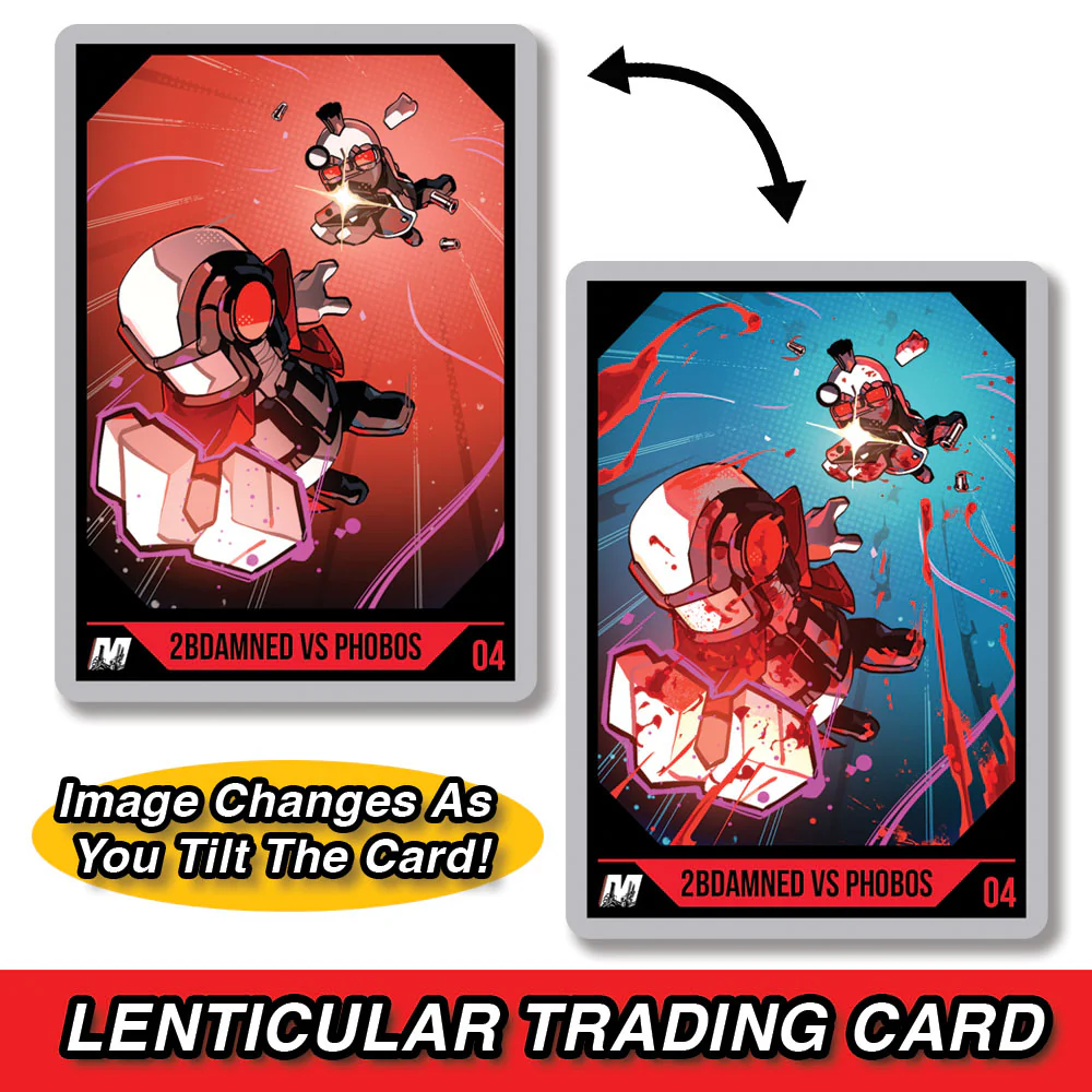 2BDamned VS Phobos - Lenticular Card *PRE-ORDER*