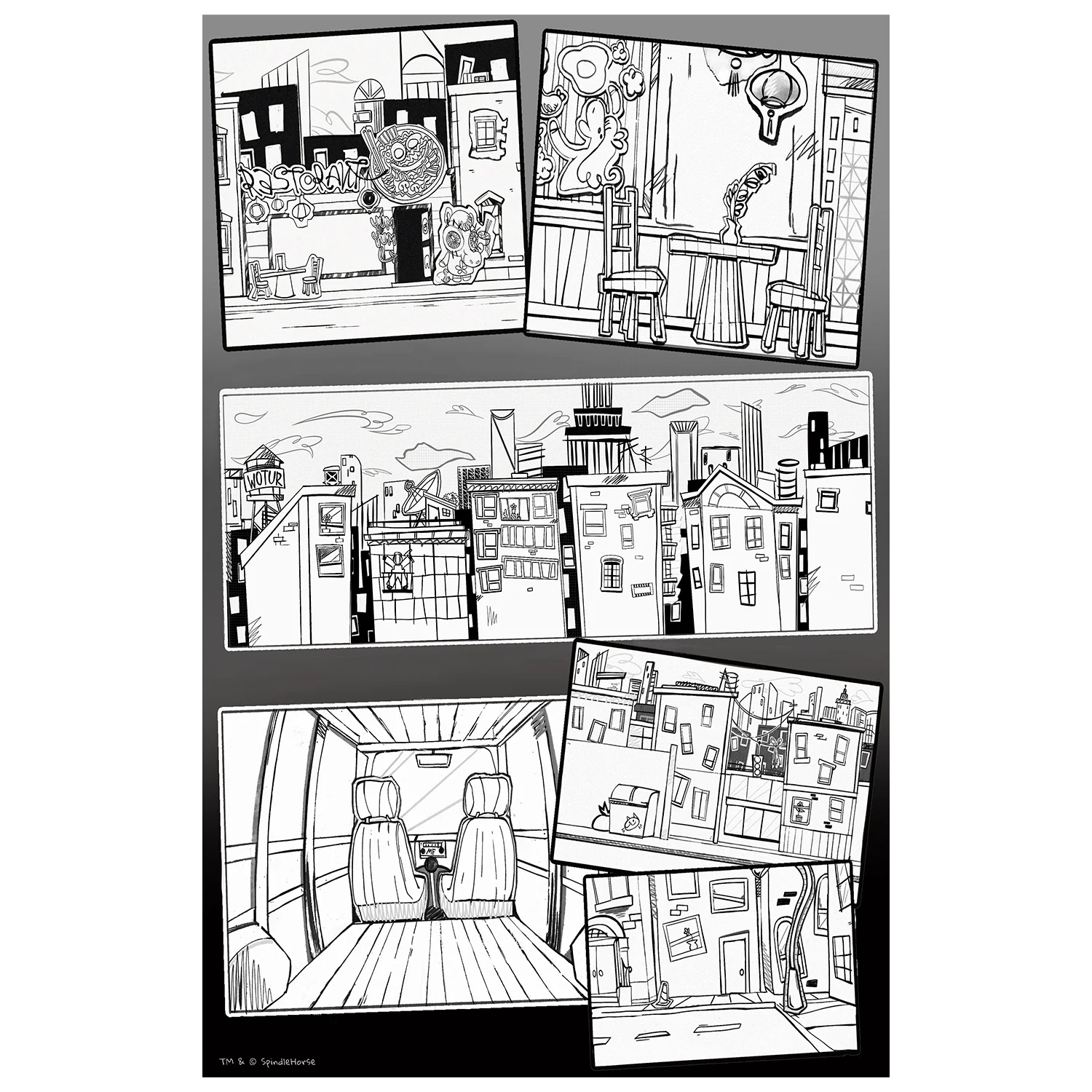 Book Report Drawings Poster Print W/Sticker Sheet *LIMITED STOCK* - Image 3