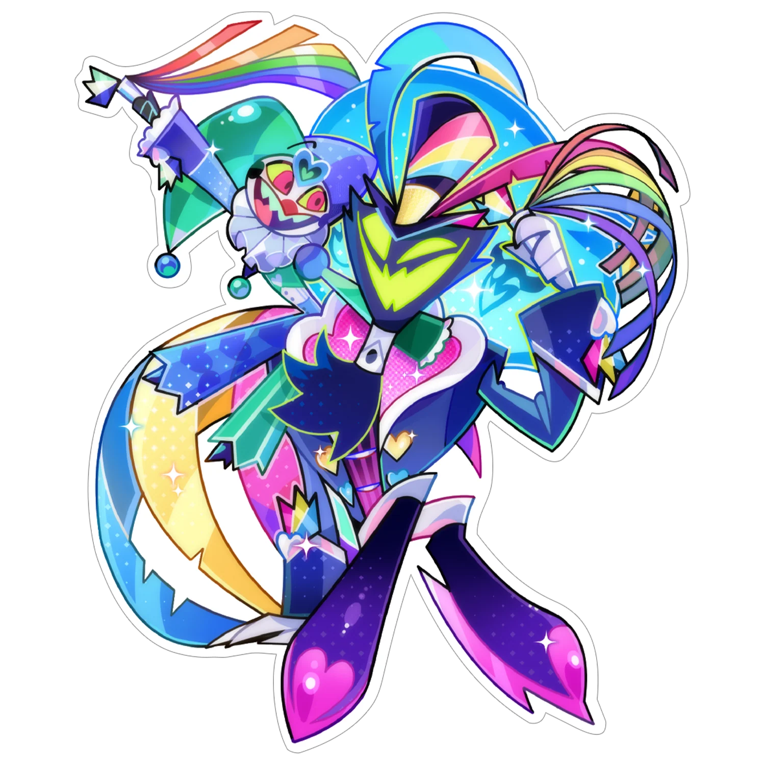 Chibi Pride Ozzie & Fizz Sticker *LIMITED STOCK*
