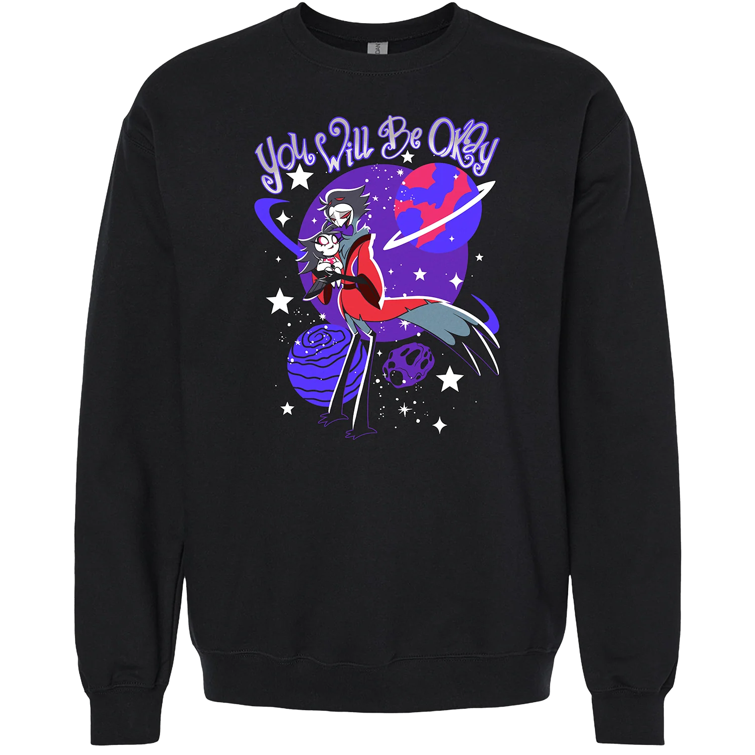 Crewneck Sweatshirt - Stolas/Octavia - You Will Be Okay *LAST CHANCE*