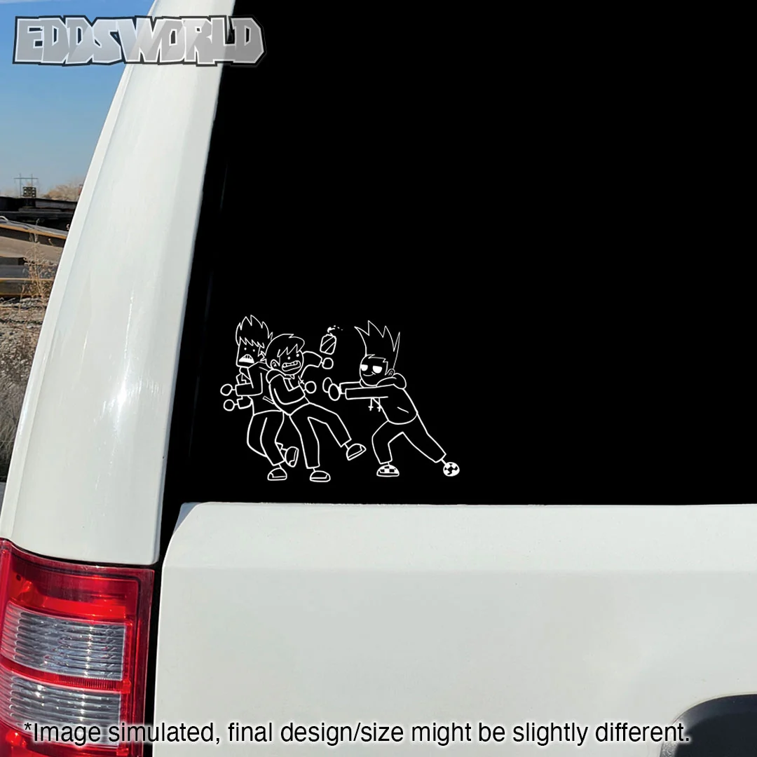 Eddsworld Vinyl Car Decal - Image 2