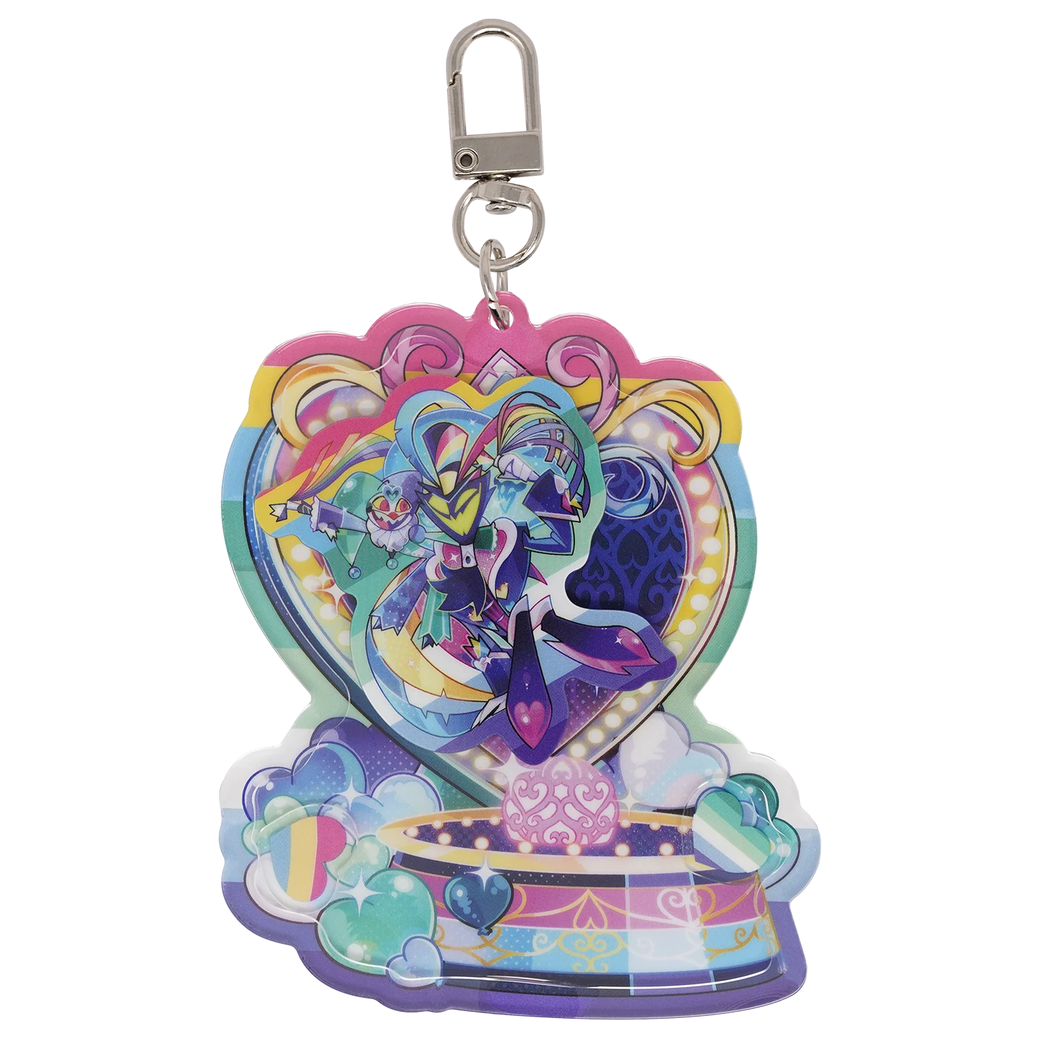 Fizz and Ozzie - Pride Parade - Shaker Keychain *LIMITED STOCK*