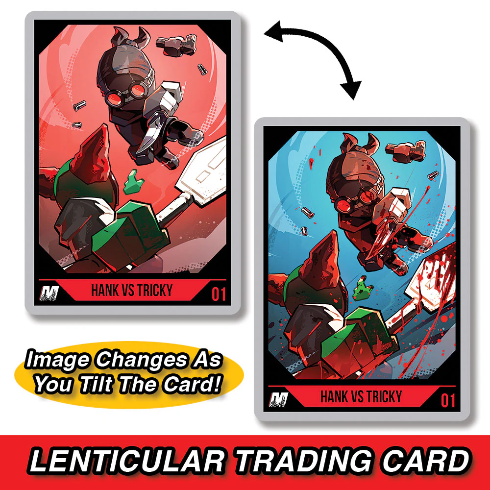 Hank VS Tricky - Lenticular Card *PRE-ORDER*