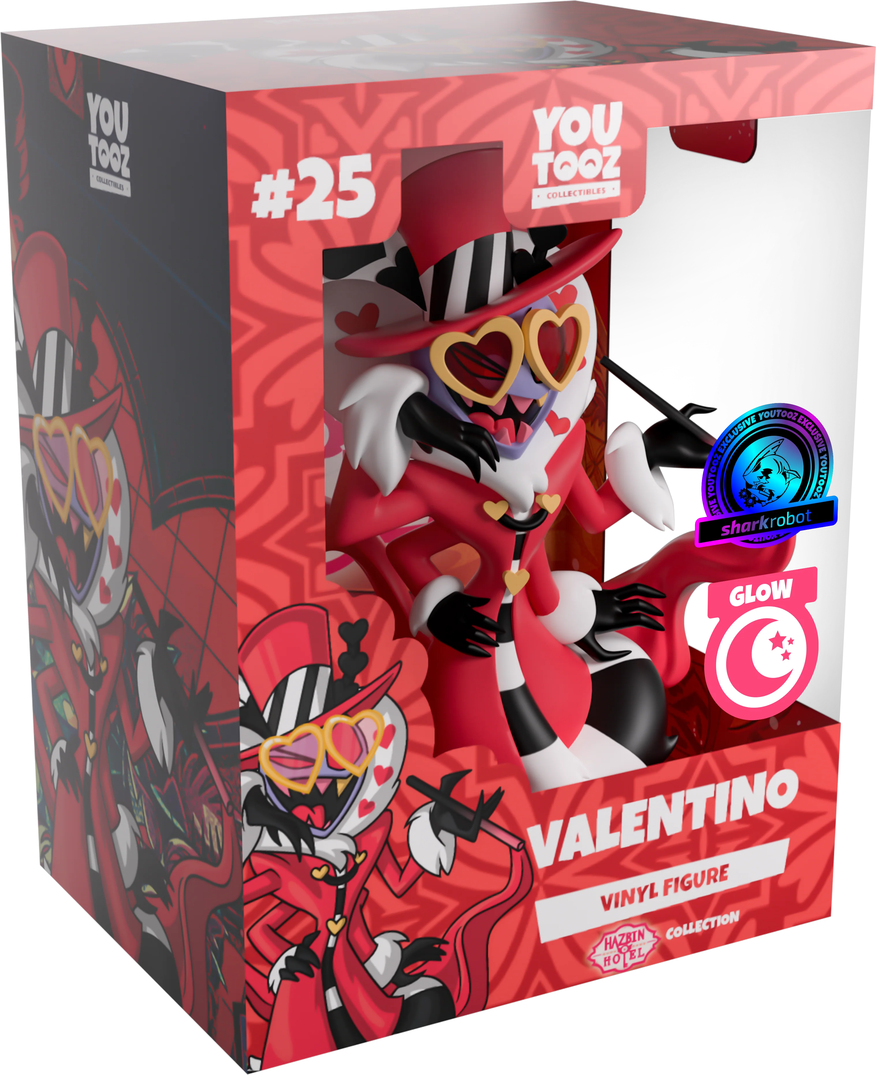 Hazbin Hotel x Youtooz - Glow in the Dark Valentino Vinyl Figure *LIMITED STOCK*
