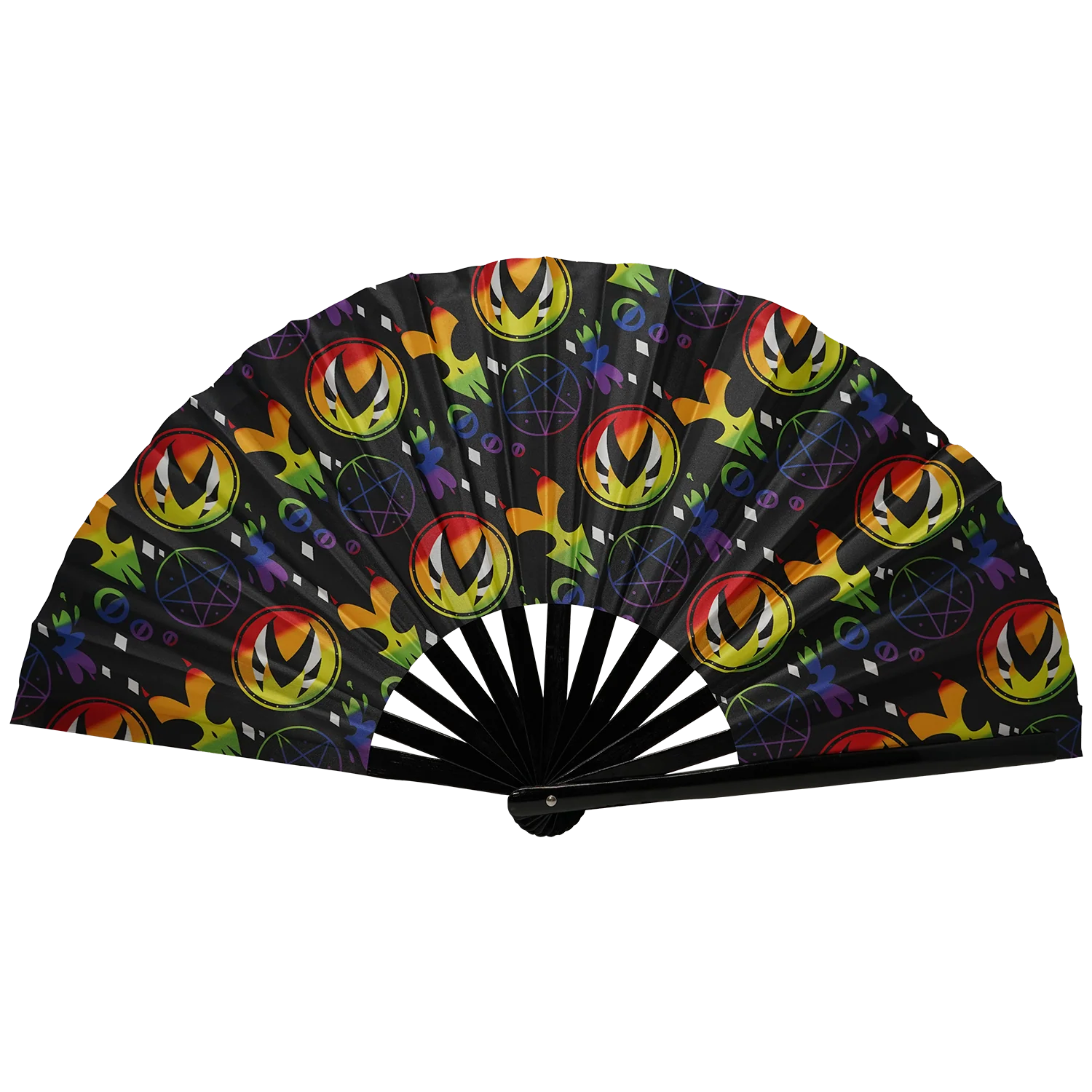 Helluva Boss Pride Logo - Clacker Fan *LIMITED STOCK*