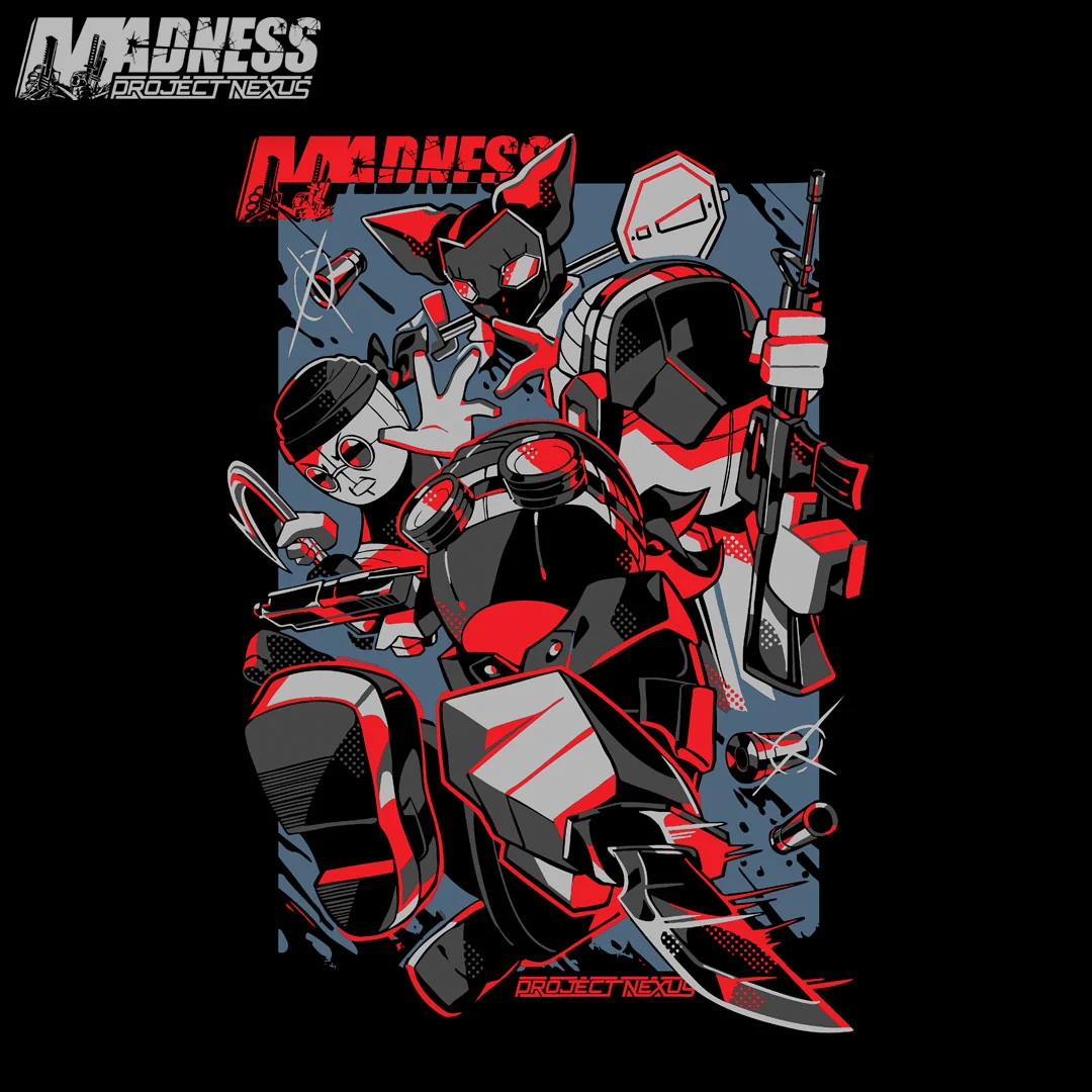 Long Sleeve Shirt - Madness Action w/Printed Sleeves *LAST CHANCE* - Image 2
