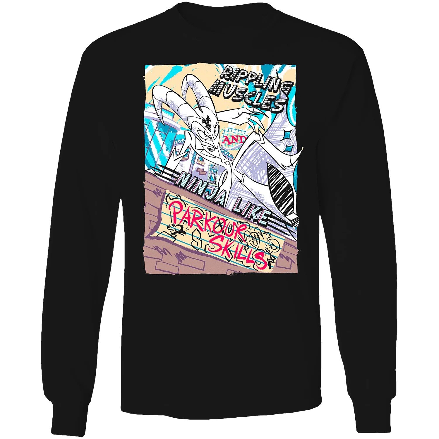 Long Sleeve T-shirt - Rippling Muscles *PRE-ORDER*