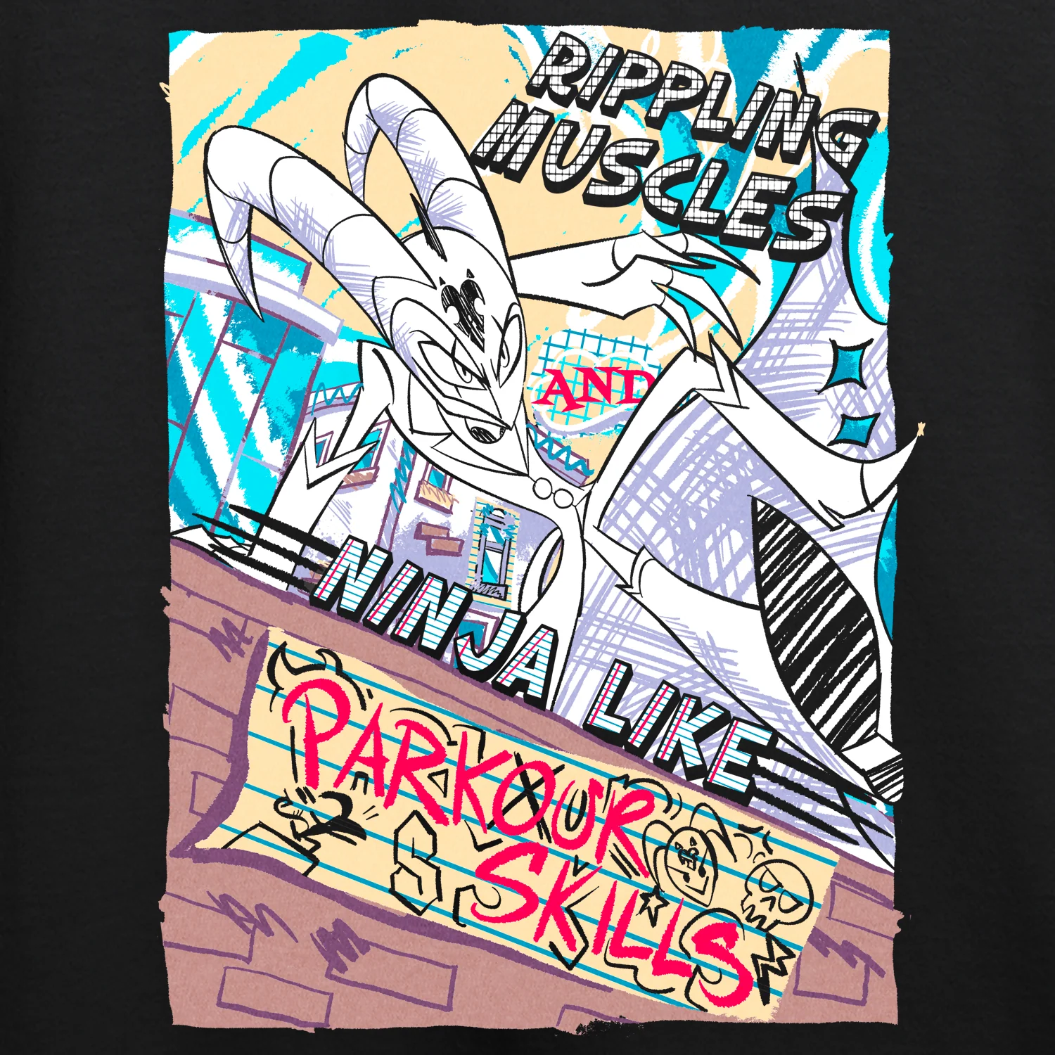 Long Sleeve T-shirt - Rippling Muscles *PRE-ORDER* - Image 2