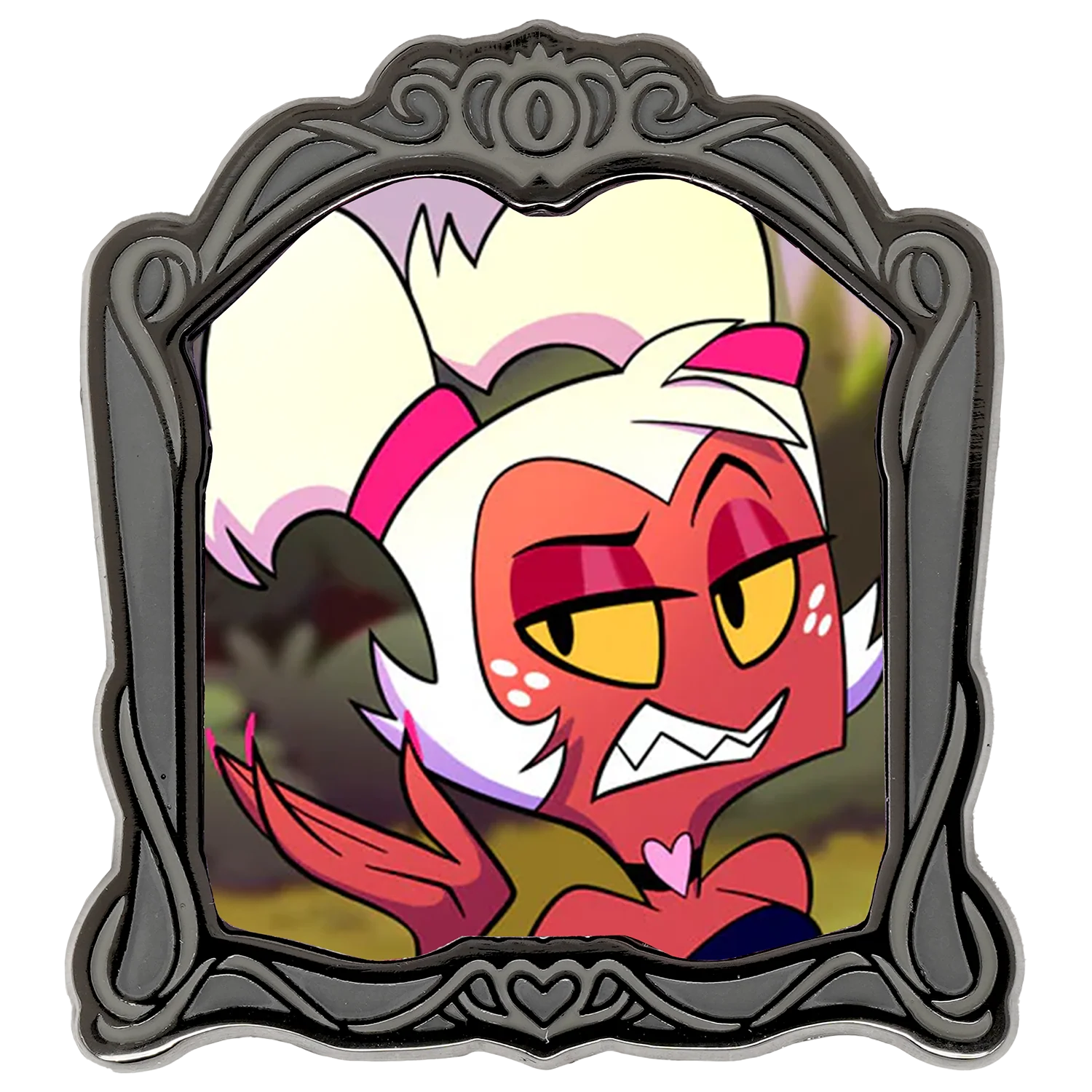 Moxxie Changing Portrait #2 - Lenticular Pin *FINAL SALE* - Image 2