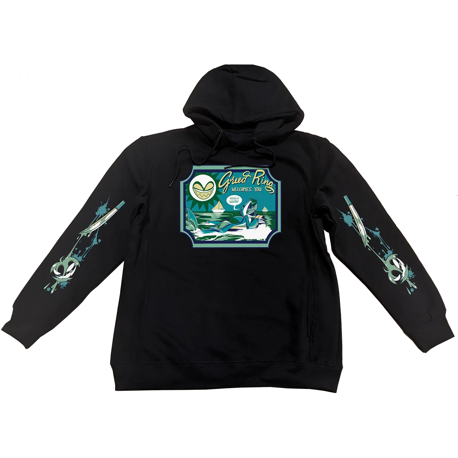 Pullover Hoodie - Chaz Halloween Slasher w/Printed Sleeves *LAST CHANCE*