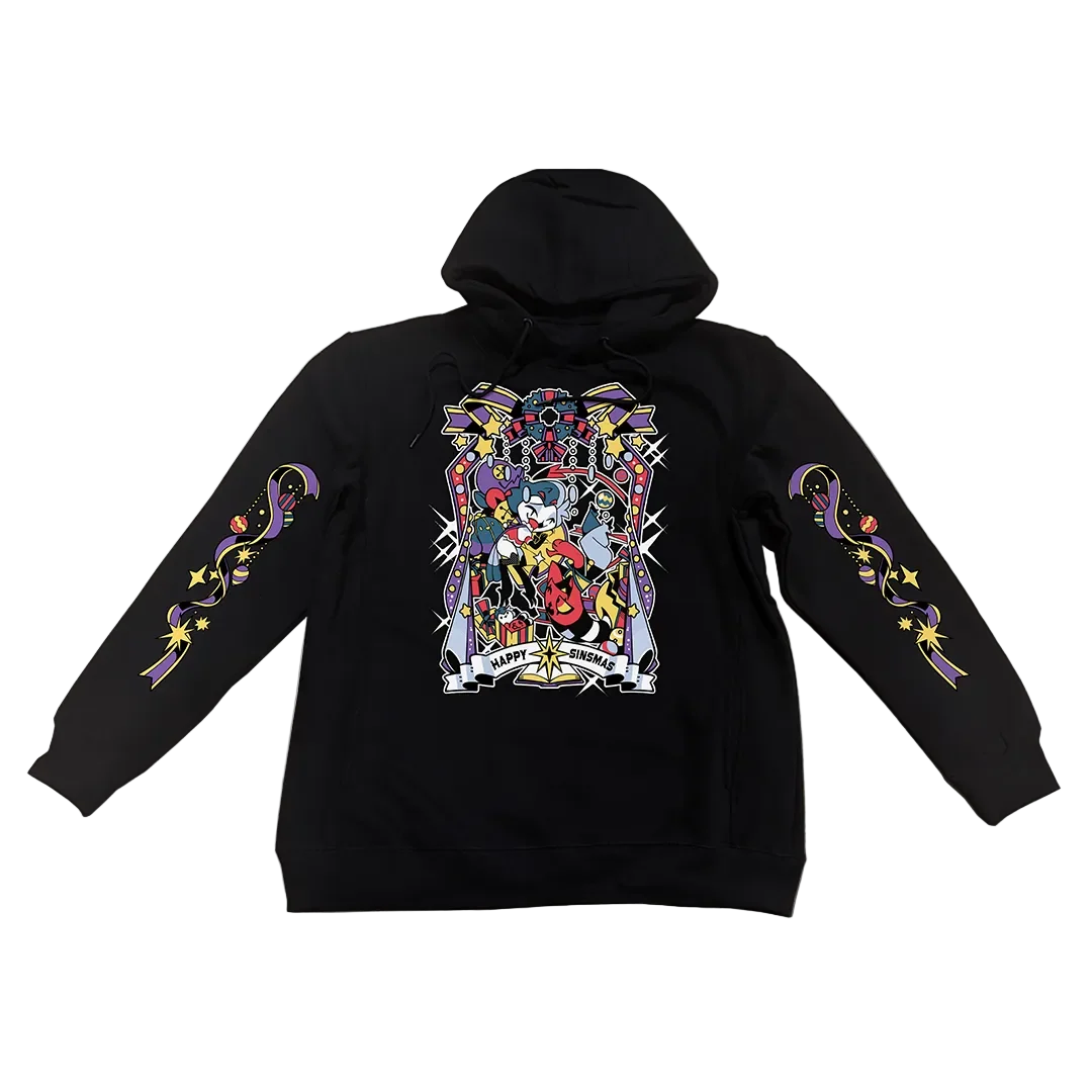 Pullover Hoodie - Sinsmas 2024 - Little Stolas + Little Blitz w/Printed Sleeves *LAST CHANCE*