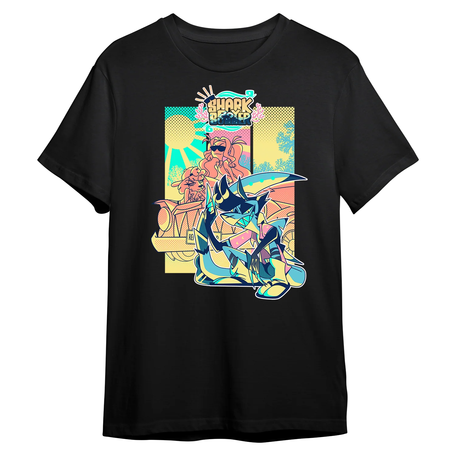 Shark Boy Summer T-shirt - Image 2