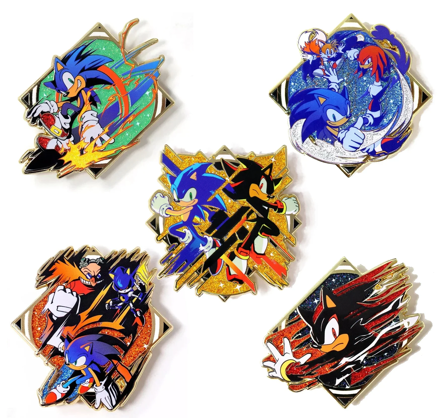 Speed Stamp Blind Bag Series: Sonic The Hedgehog Collectible Pin - Image 2