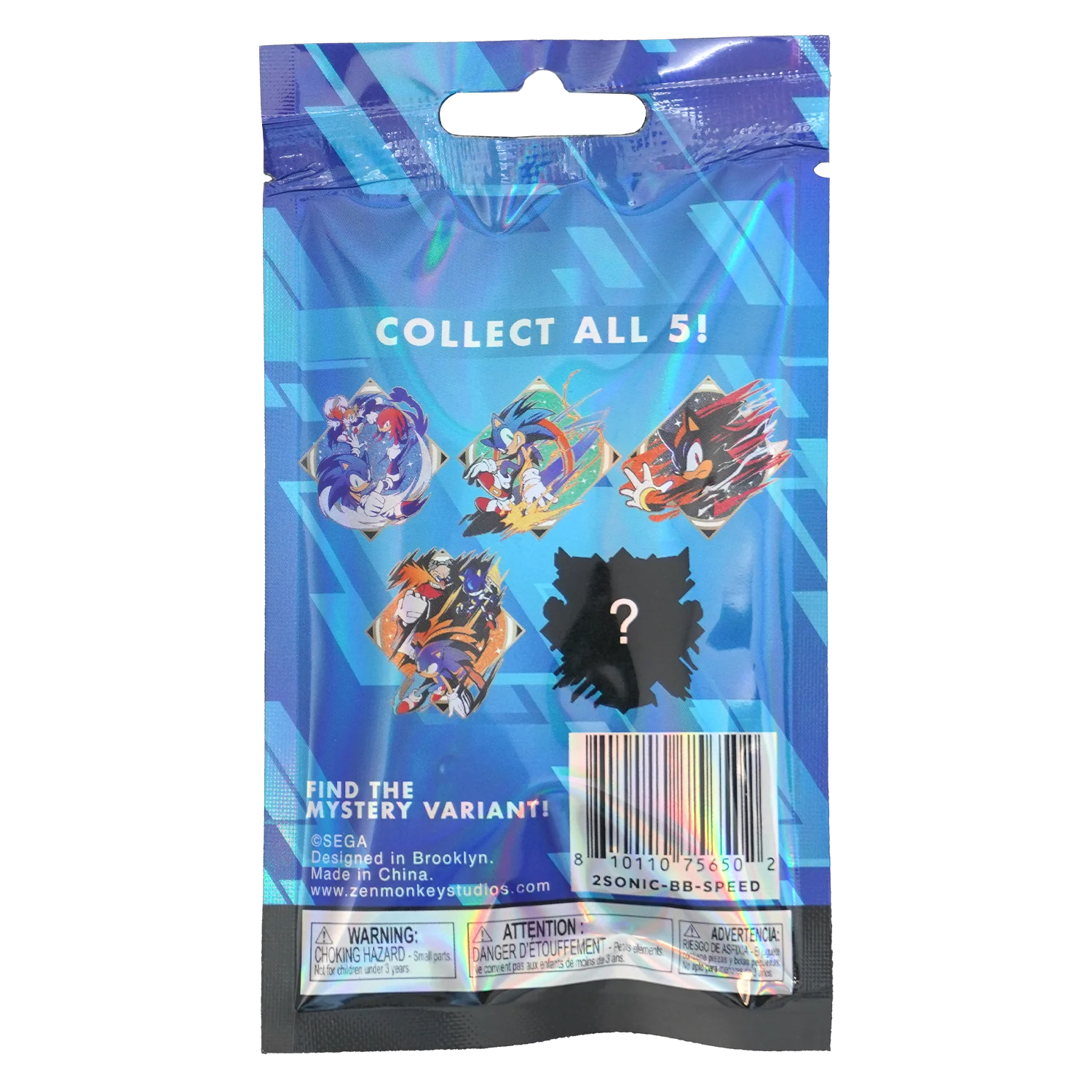 Speed Stamp Blind Bag Series: Sonic The Hedgehog Collectible Pin - Image 4